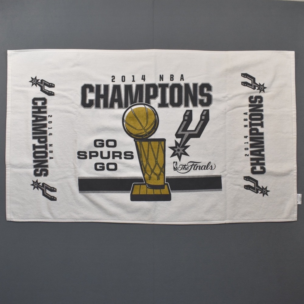 San Antonio Spurs 2014 NBA Champions Official Locker Room Towel The Finals
